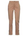 Liu •jo Woman Pants Camel Size 26 Cotton, Elastane In Beige
