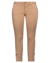 Liu •jo Woman Pants Camel Size 26 Cotton, Elastane In Beige
