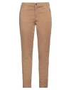 Liu •jo Woman Pants Camel Size 26 Cotton, Elastane In Beige