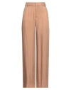 Liu •jo Woman Pants Camel Size 6 Viscose, Linen In Beige