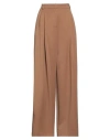 Liu •jo Woman Pants Camel Size 8 Polyester, Viscose, Elastane In Brown