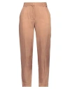 Liu •jo Woman Pants Camel Size 8 Viscose, Linen In Beige