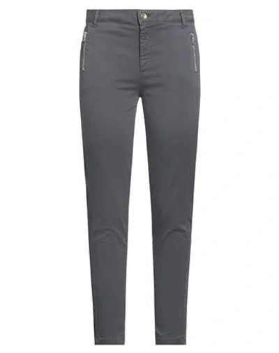 Liu •jo Woman Pants Charcoal Size 30 Cotton, Elastane In Gray
