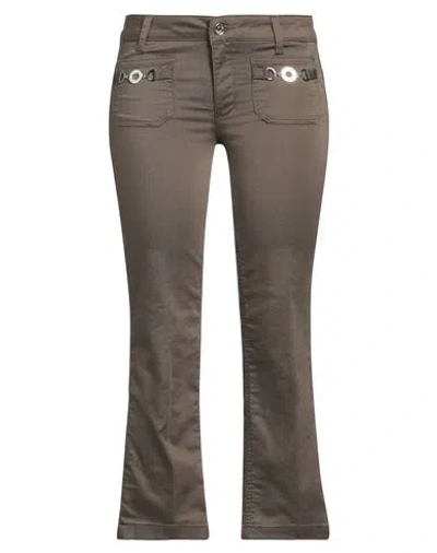 Liu •jo Woman Pants Chocolate Brown Size 32 Cotton, Polyester, Elastane