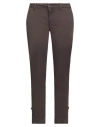 Liu •jo Woman Pants Chocolate Brown Size 32 Cotton, Elastane