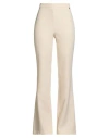 Liu •jo Woman Pants Cream Size 4 Polyester, Elastane In Neutral