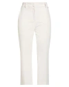 Liu •jo Woman Pants Cream Size 8 Polyester, Elastane In Neutral