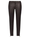 Liu •jo Woman Pants Dark Brown Size 25 Cotton, Polyester, Elastane
