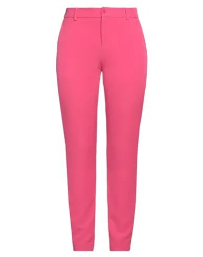 Liu •jo Woman Pants Fuchsia Size 10 Polyester, Elastane In Pink