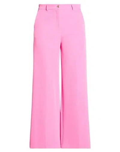 Liu •jo Woman Pants Fuchsia Size 10 Polyester, Elastane In Pink