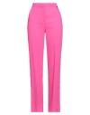 Liu •jo Woman Pants Fuchsia Size 12 Viscose, Polyester, Elastane In Pink
