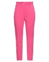 Liu •jo Woman Pants Fuchsia Size 2 Cotton, Elastane