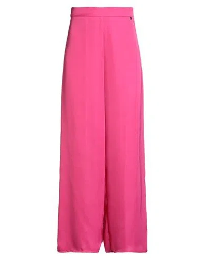 Liu •jo Woman Pants Fuchsia Size 2 Polyester In Pink