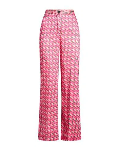 Liu •jo Woman Pants Fuchsia Size 2 Polyester In Pink