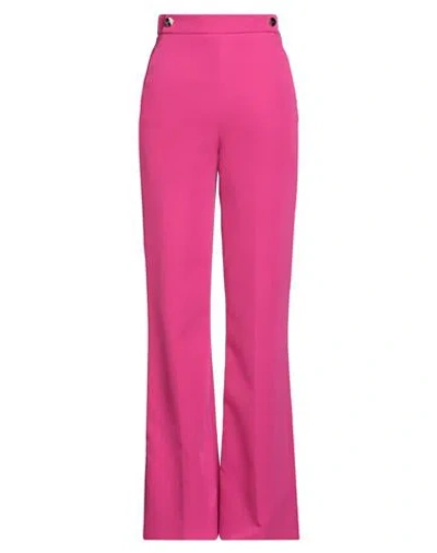 Liu •jo Woman Pants Fuchsia Size 6 Polyester, Elastane In Pink