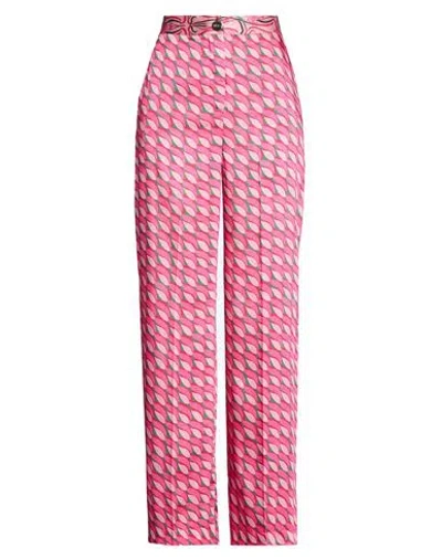 Liu •jo Woman Pants Fuchsia Size 6 Polyester In Pink