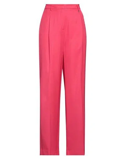 Liu •jo Woman Pants Fuchsia Size 10 Viscose In Pink