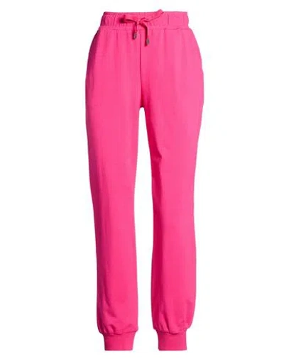 Liu •jo Woman Pants Fuchsia Size Xs Cotton, Elastane In Pink
