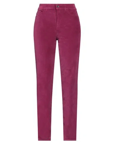 Liu •jo Woman Pants Garnet Size 24 Cotton, Elastane In Red