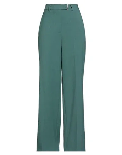 Liu •jo Woman Pants Green Size 10 Polyester, Viscose, Elastane