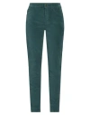 Liu •jo Woman Pants Green Size 25 Cotton, Elastane