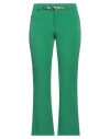 Liu •jo Woman Pants Green Size 6 Polyester, Elastane In Green