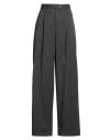 Liu •jo Woman Pants Grey Size 10 Polyester, Viscose, Elastane, Metallic Polyester In Gray