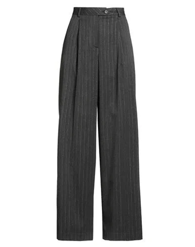 Liu •jo Woman Pants Grey Size 10 Polyester, Viscose, Elastane, Metallic Polyester In Gray