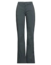 Liu •jo Woman Pants Grey Size 28 Cotton, Elastane In Gray