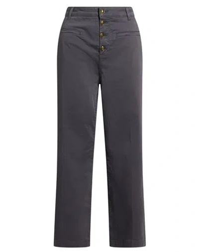 Liu •jo Woman Pants Grey Size 32 Cotton, Elastane In Blue