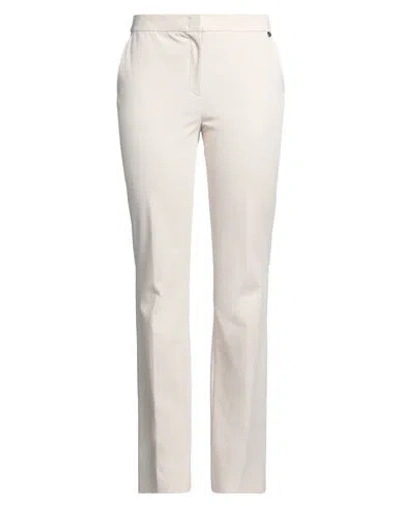 Liu •jo Woman Pants Ivory Size 12 Polyester, Elastane In White