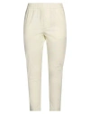 Liu •jo Woman Pants Ivory Size 16 Cotton, Elastane In White