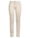 Liu •jo Woman Pants Ivory Size 32w-32l Cotton, Polyester, Elastane In Neutral