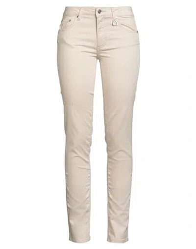 Liu •jo Woman Pants Ivory Size 32w-32l Cotton, Polyester, Elastane In Neutral