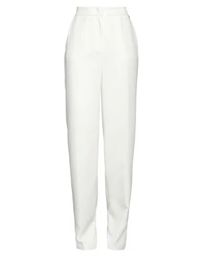 Liu •jo Woman Pants Ivory Size 4 Polyester, Elastane In White