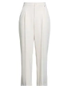 Liu •jo Woman Pants Ivory Size 8 Polyester, Elastane In White