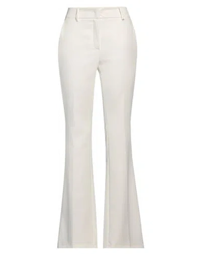 Liu •jo Woman Pants Ivory Size 8 Polyester, Elastane In White