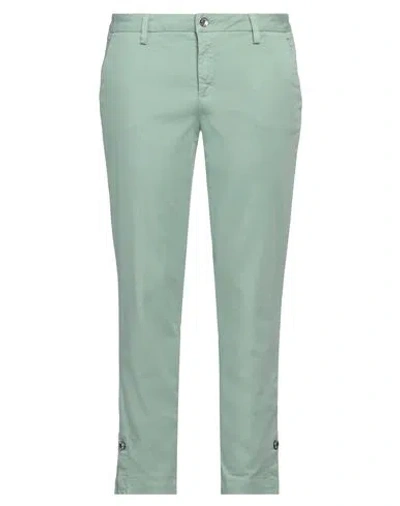 Liu •jo Woman Pants Light Green Size 31 Cotton, Elastane