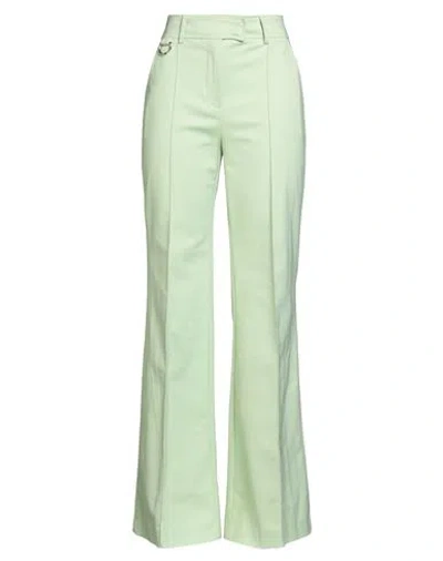 Liu •jo Woman Pants Light Green Size 4 Cotton, Polyamide, Elastane