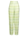 Liu •jo Woman Pants Light Green Size 6 Linen In Multi