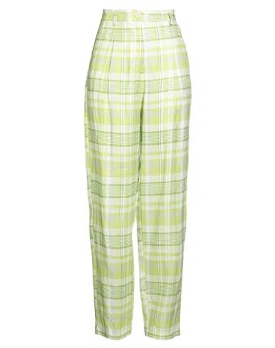 Liu •jo Woman Pants Light Green Size 6 Linen In Multi