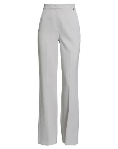 Liu •jo Woman Pants Light Grey Size 10 Viscose, Polyester, Elastane In Gray