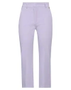 Liu •jo Tailored Cropped Trousers In Purple