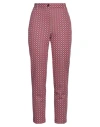 Liu •jo Woman Pants Magenta Size 10 Polyester, Cotton, Metallic Polyester, Polyamide, Elastane