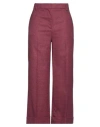 Liu •jo Woman Pants Magenta Size 2 Polyester, Viscose, Wool, Polyamide, Elastane In Magenta