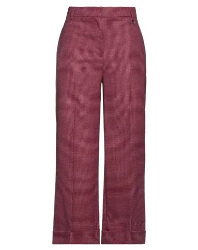 Liu •jo Woman Pants Magenta Size 2 Polyester, Viscose, Wool, Polyamide, Elastane