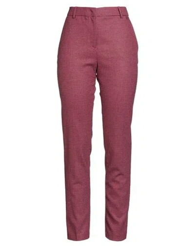 Liu •jo Woman Pants Magenta Size 6 Polyester, Viscose, Wool, Polyamide, Elastane In Pink