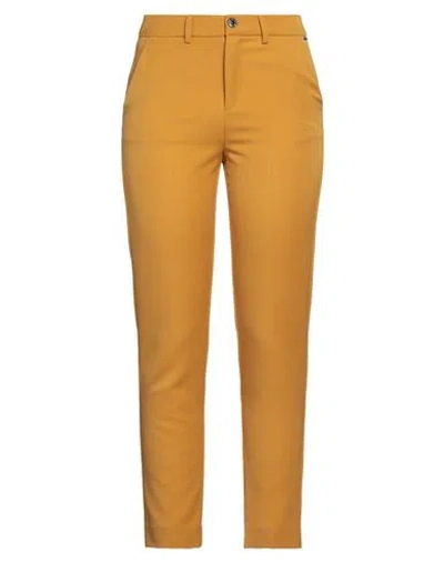Liu •jo Woman Pants Marigold Size 2 Polyester, Viscose, Elastane In Yellow