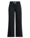 Liu •jo Woman Pants Midnight Blue Size 28 Cotton, Polyester, Elastane