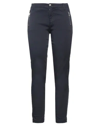 Liu •jo Woman Pants Midnight Blue Size 29 Cotton, Elastane